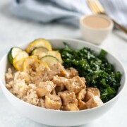 Almond Butter Tofu Bowl