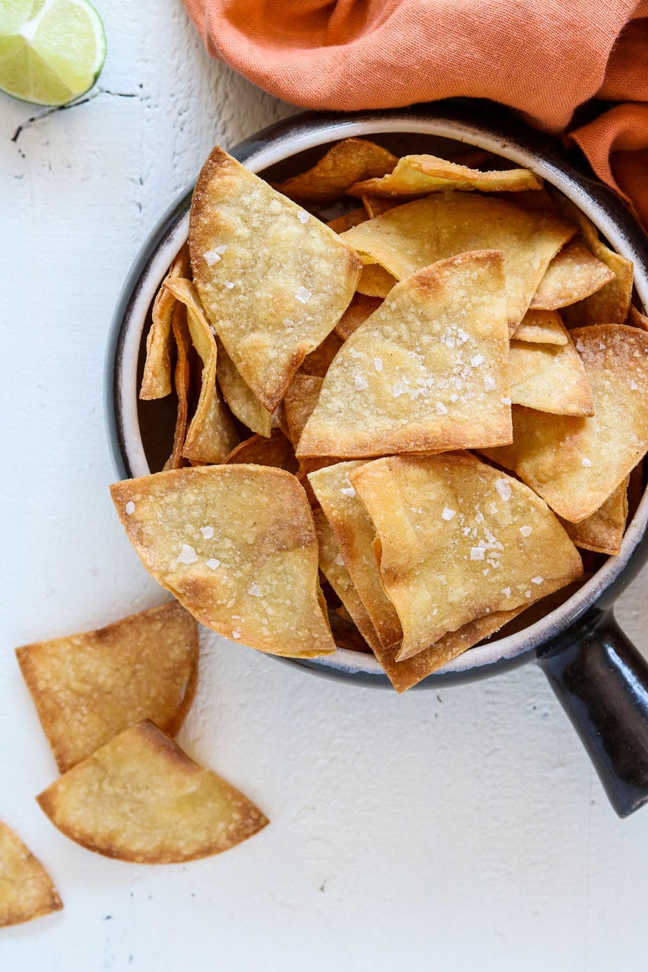 homemade baked tortilla chips