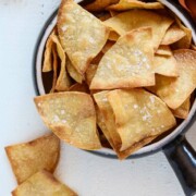 homemade baked tortilla chips