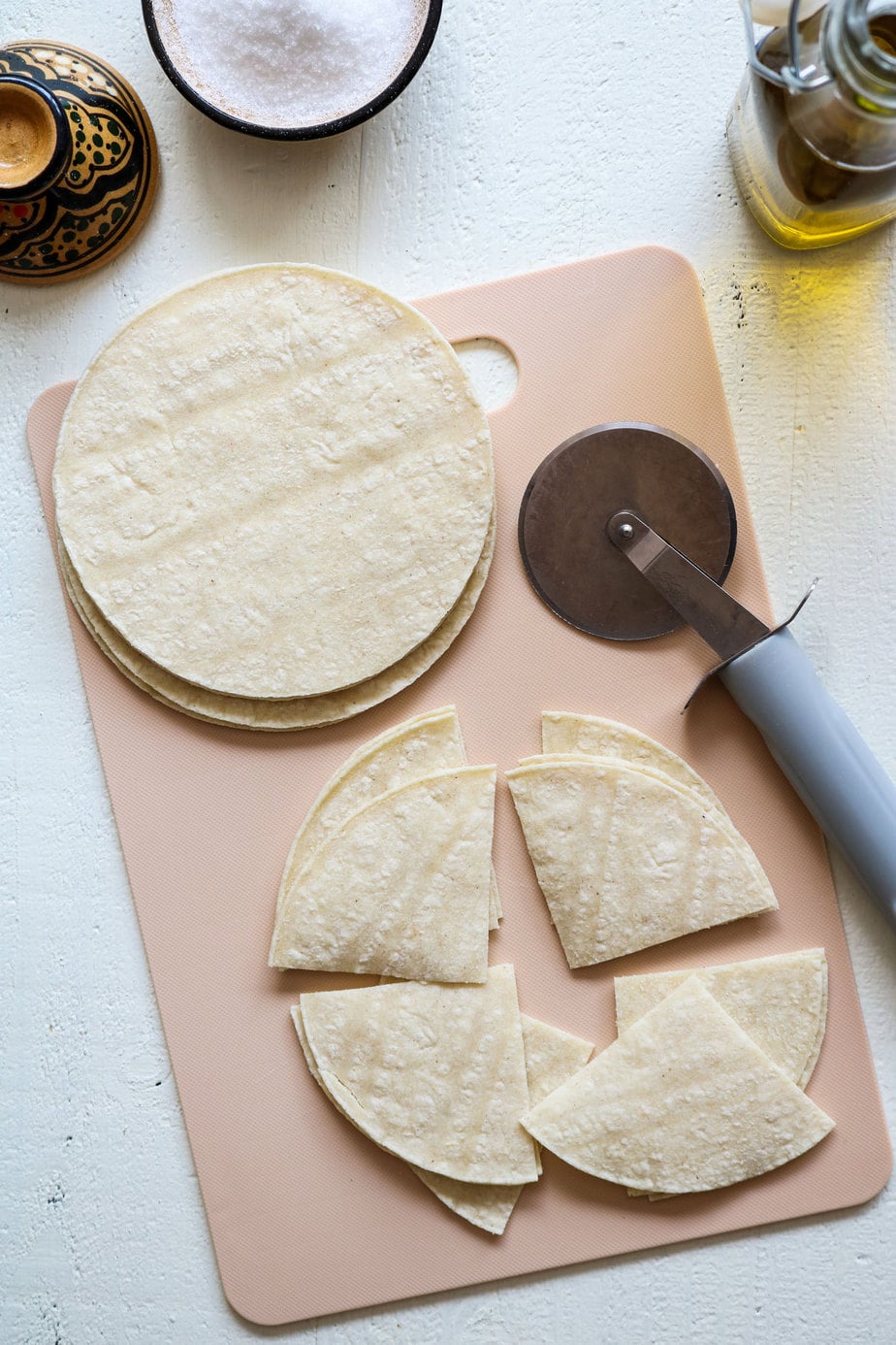 homemade baked tortilla chips