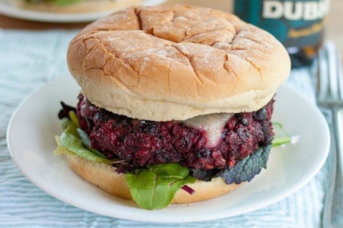 beet bean burger