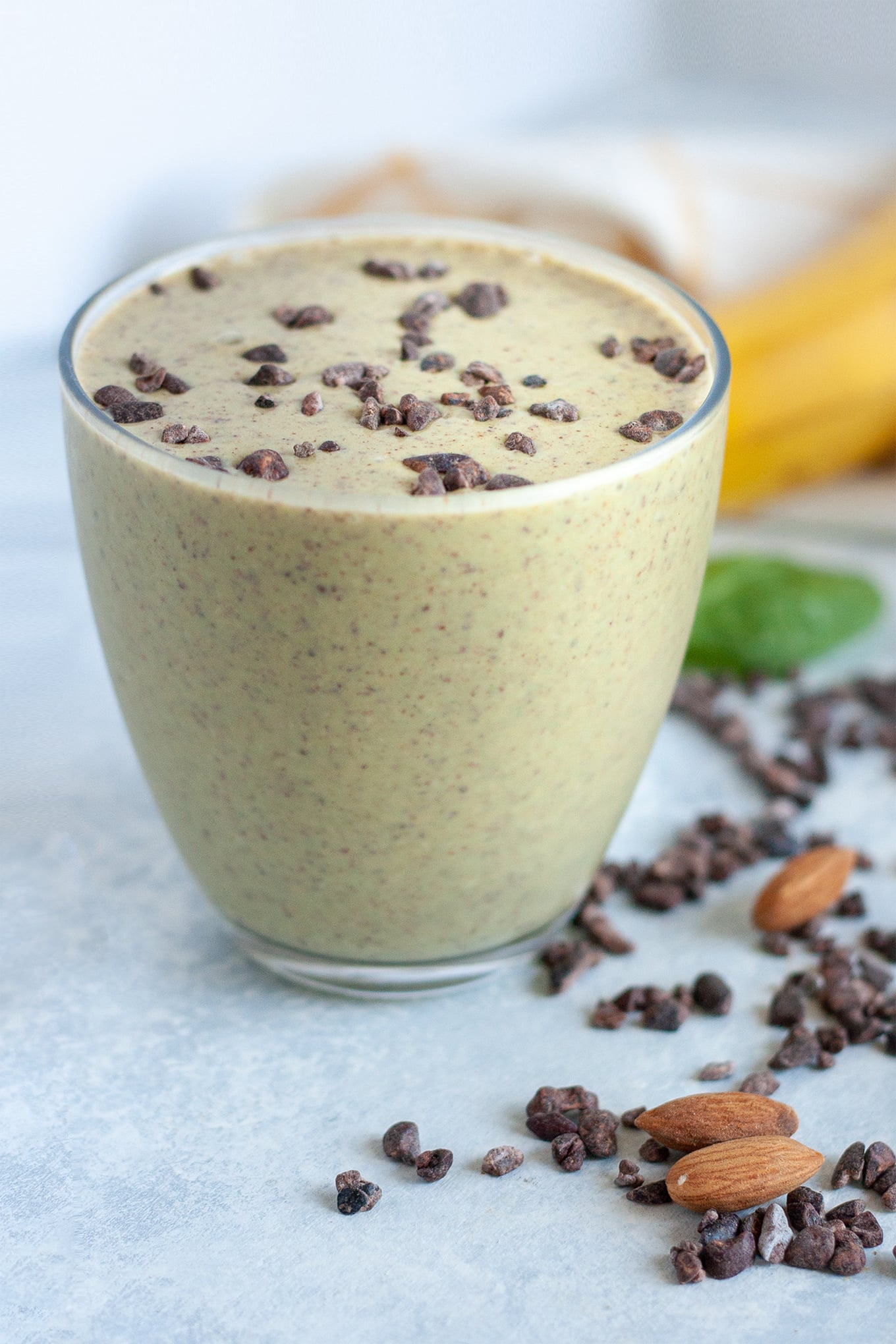 Cacao Almond Spinach Smoothie 