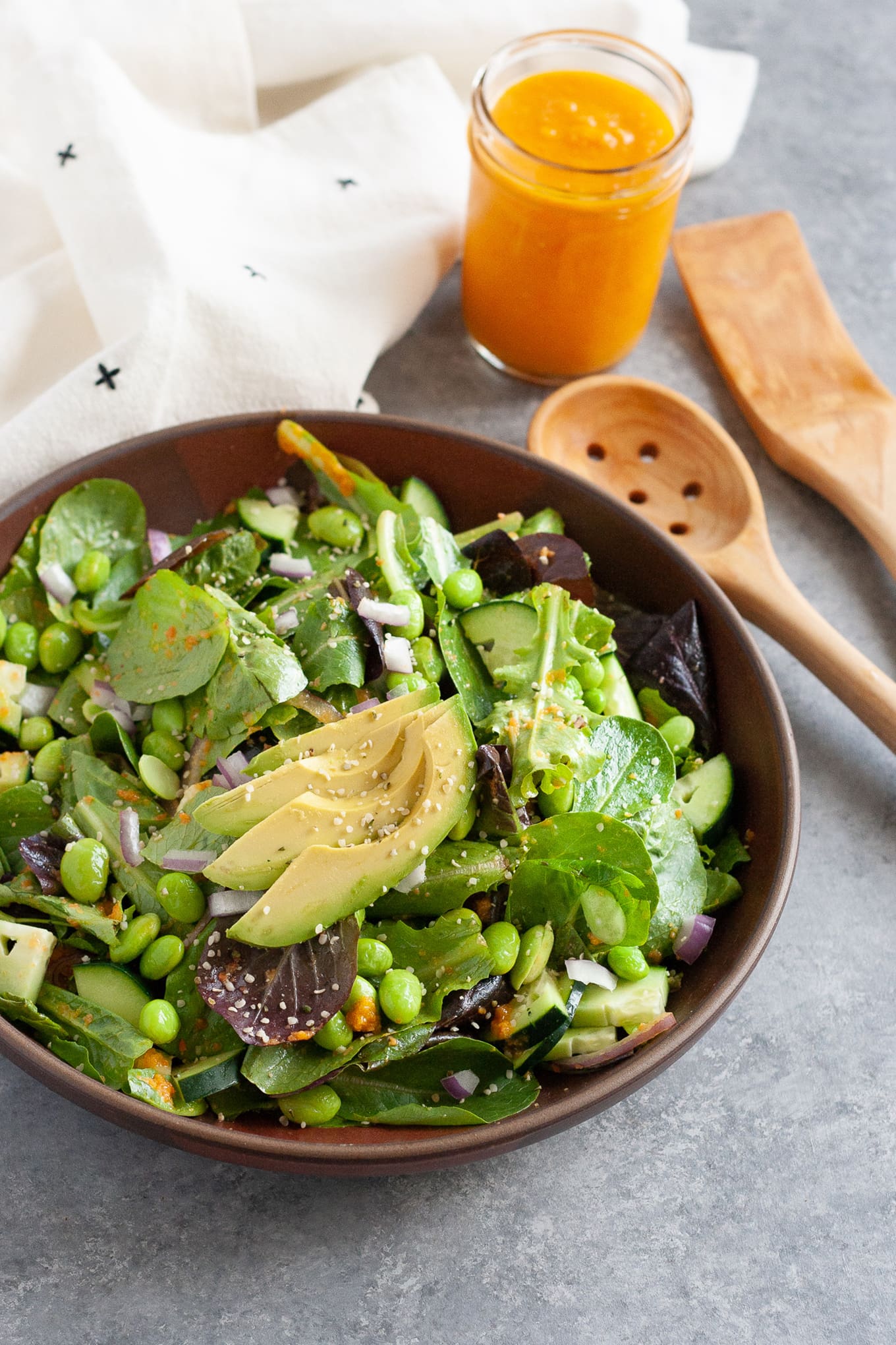 Carrot Ginger Avocado Salad