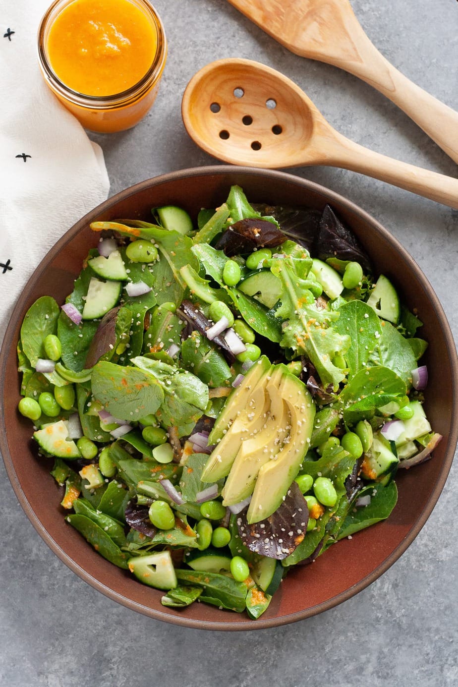 Carrot Ginger Avocado Salad