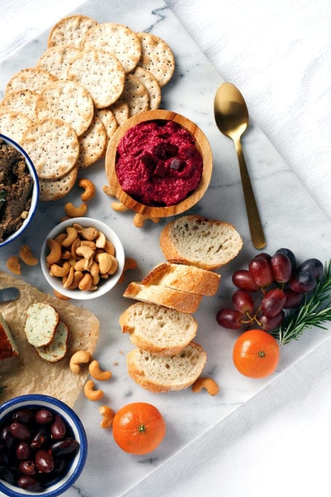 vegan charcuterie board