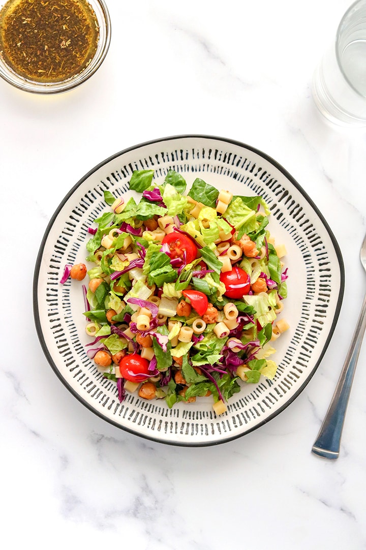 vegan italian chopped salad