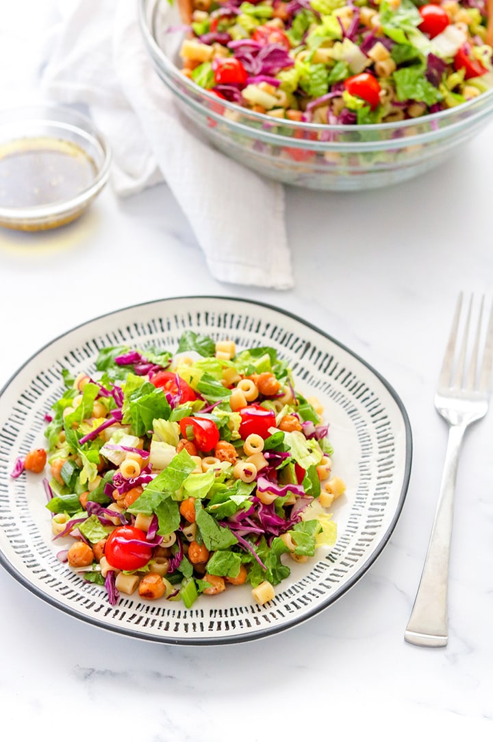 vegan italian chopped salad