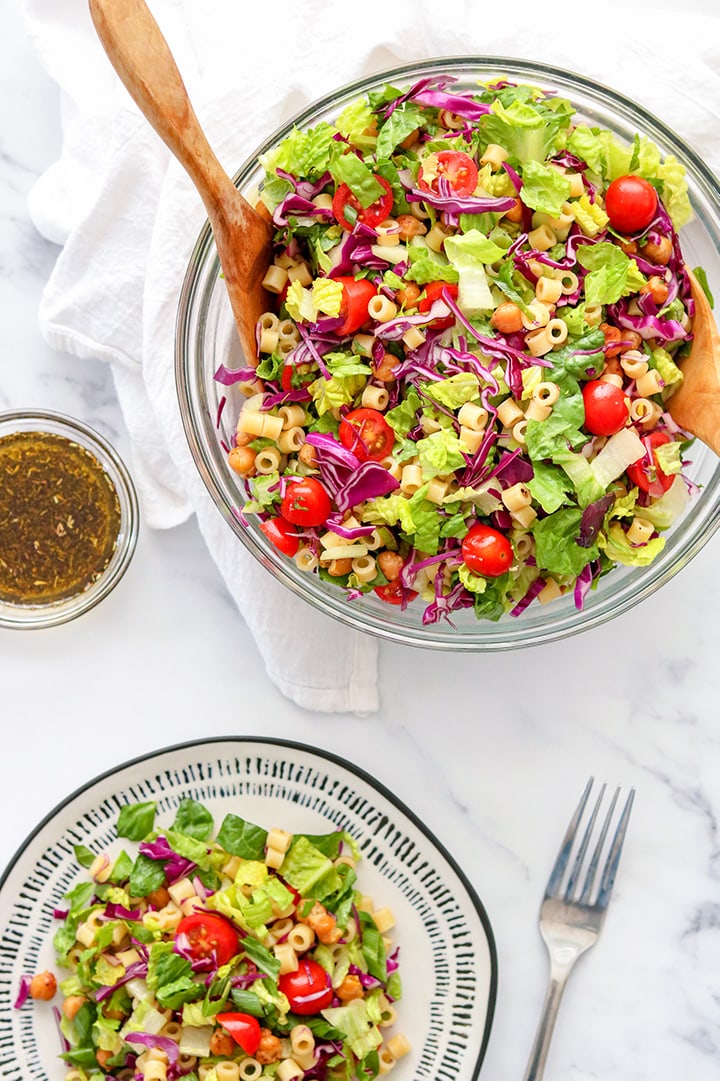 vegan italian chopped salad