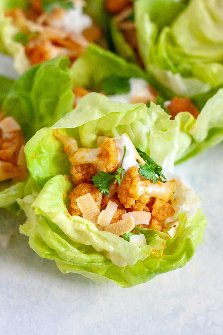 coconut curry lettuce wraps