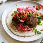 crispy baked falafel