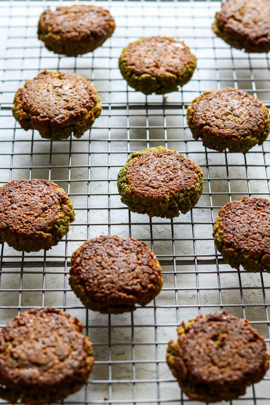 crispy baked falafel