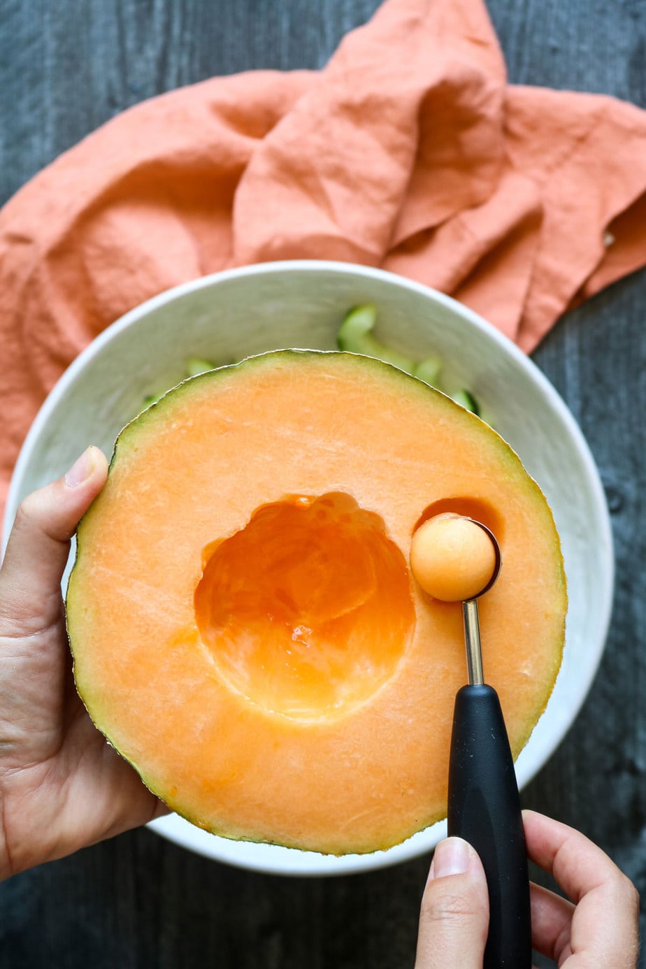 cucumber and melon salad