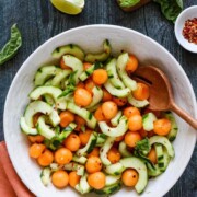 cucumber and melon salad