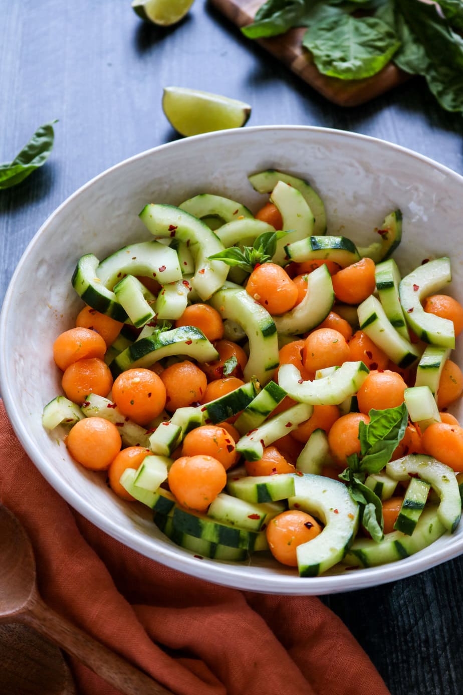 cucumber and melon salad