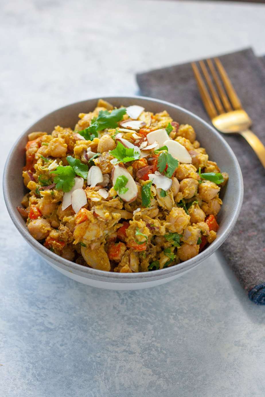 Curried Chickpea Avocado Salad