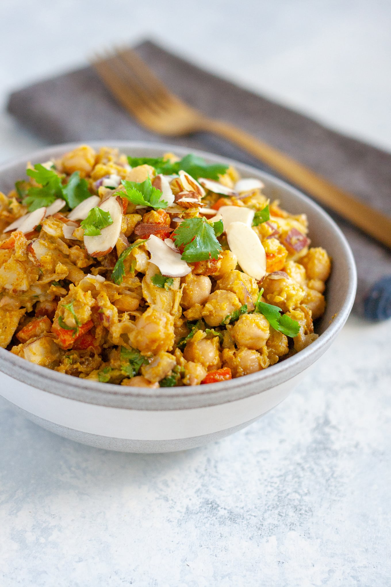 Curried Chickpea Avocado Salad