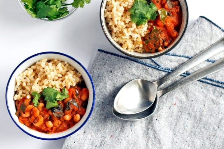 Black Eyed Pea Curry with Collard Greens