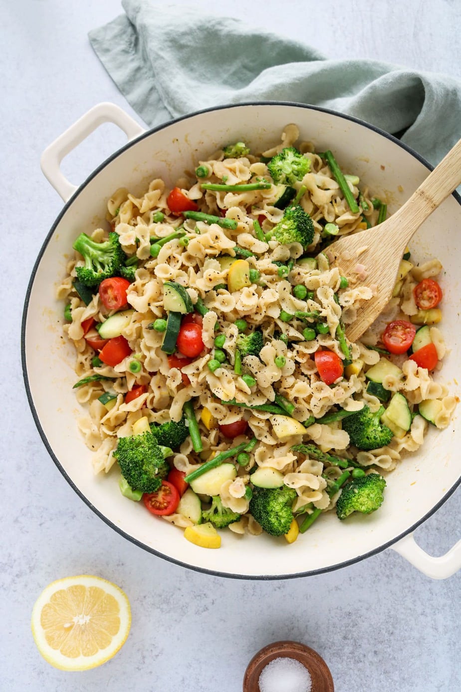 easy vegan pasta primavera