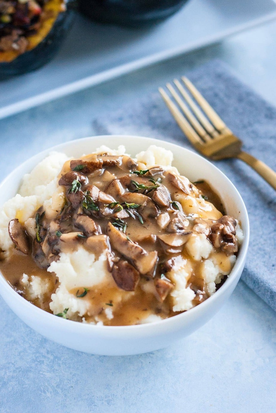 herbed mushroom gravy