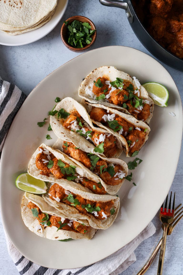 cauliflower tikka masala tacos