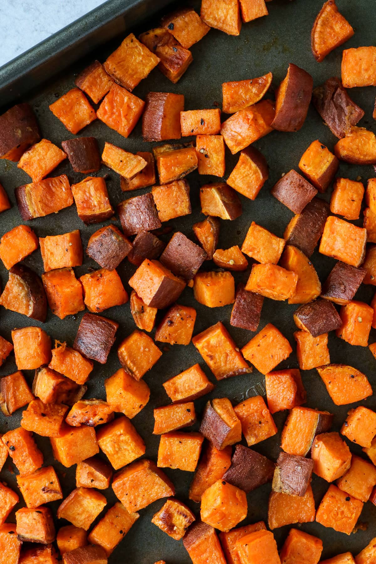 couscous salad with kale, sweet potato and pomegranate