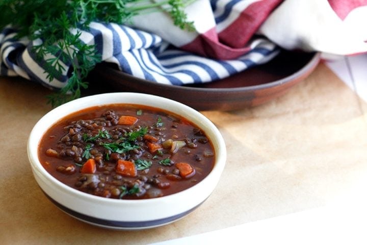 Vegan French Lentil Soup