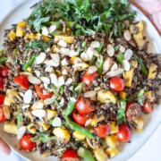 Lentil and Wild Rice Salad with Summer Vegetables