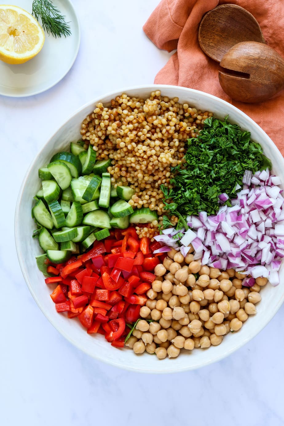 potluck mediterranean couscous salad