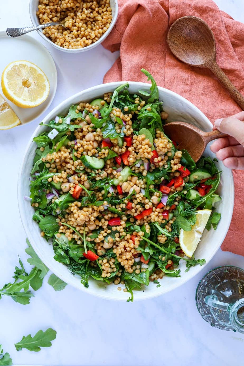 potluck mediterranean couscous salad