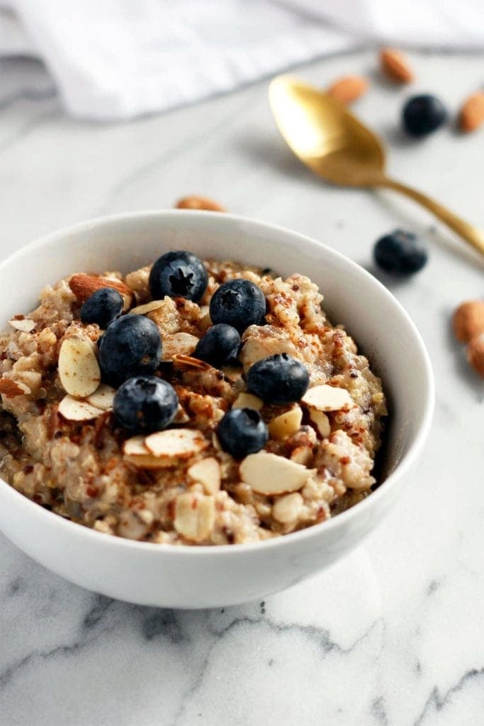 millet quinoa dates almonds