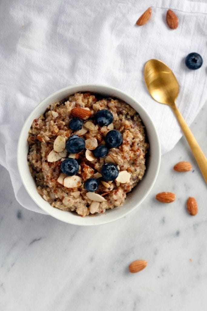 millet quinoa dates almonds