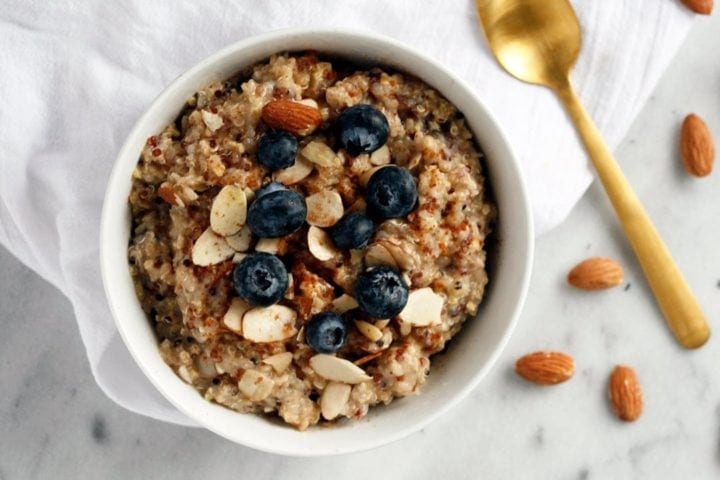 millet quinoa dates almonds