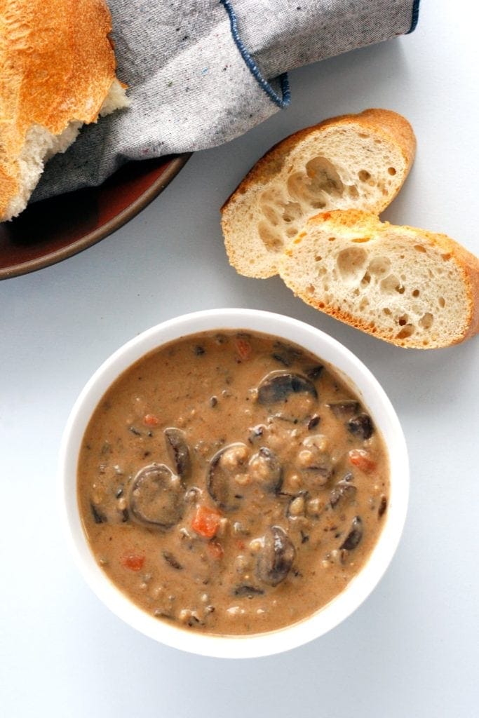 Mushroom and Wild Rice Soup