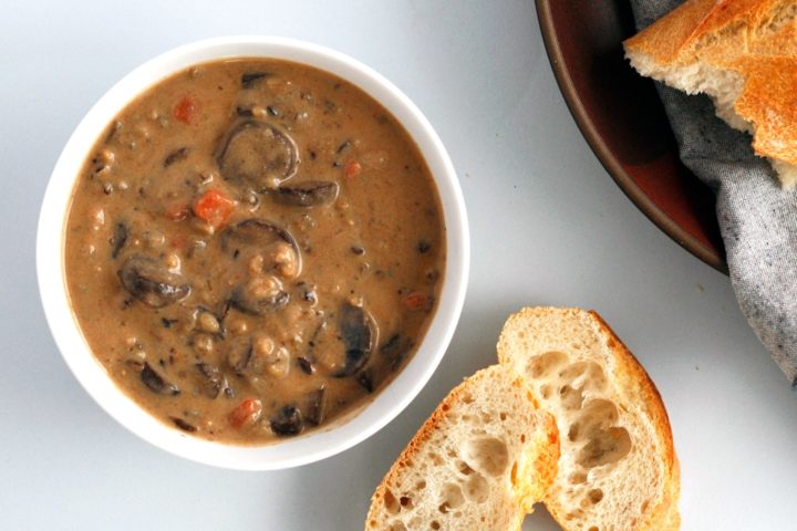 Mushroom and Wild Rice Soup