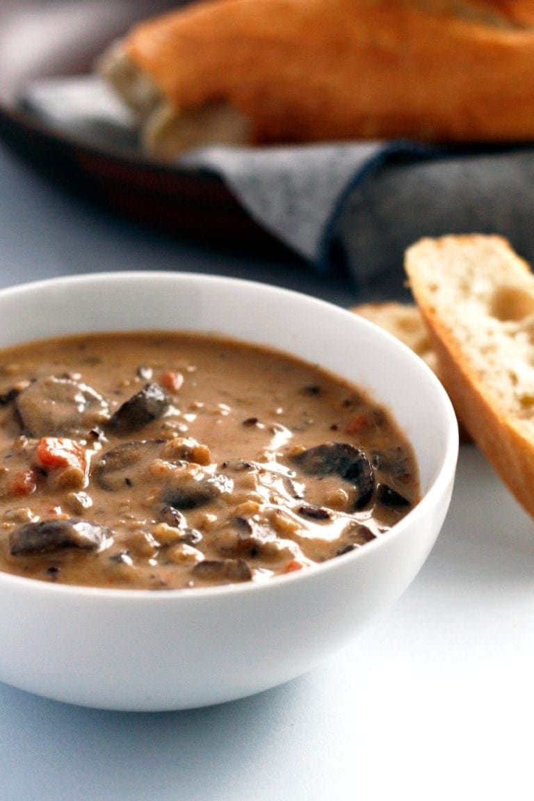 Mushroom and Wild Rice Soup