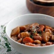 Mushroom Seitan Stew