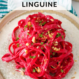 beet linguine