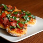 mini snack pizzas