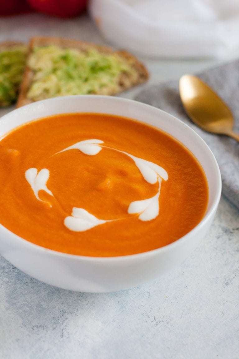 creamy roasted red pepper soup