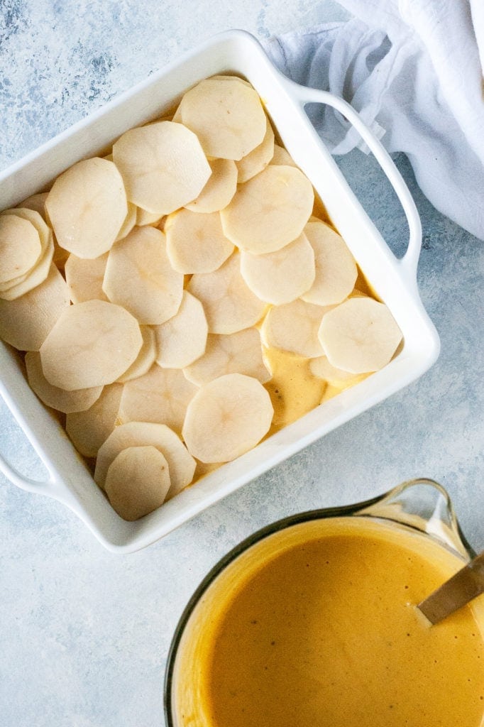 vegan scalloped potatoes