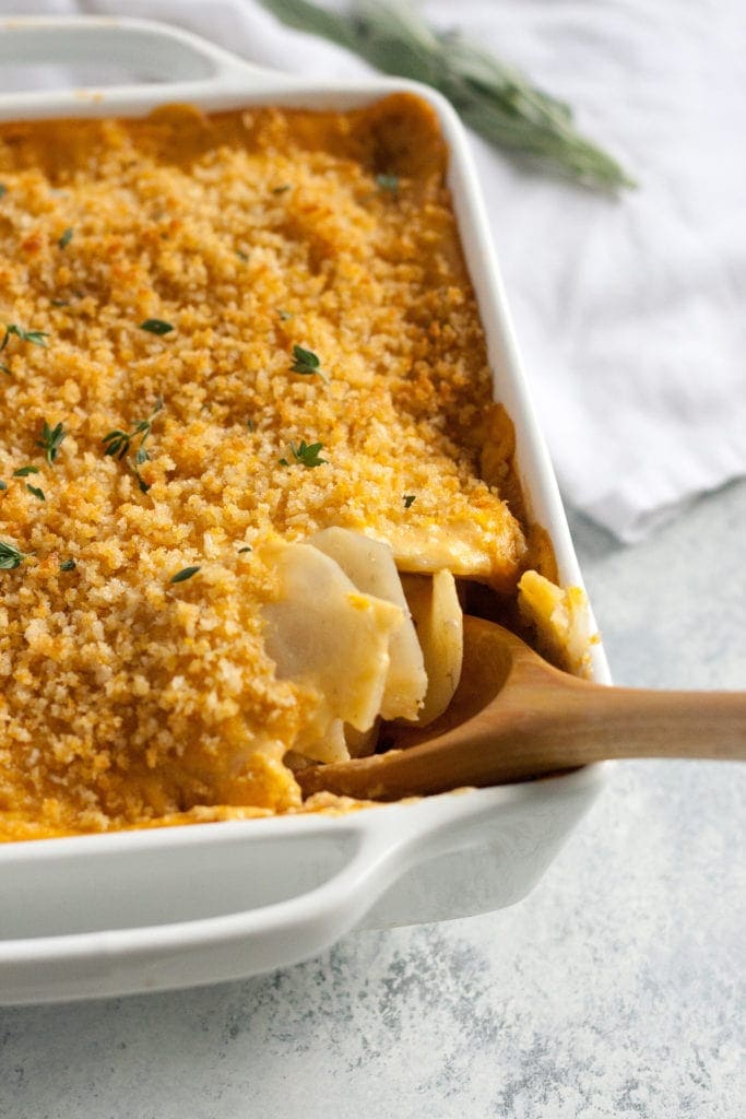 vegan scalloped potatoes