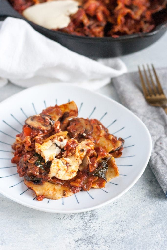 skillet lasagna