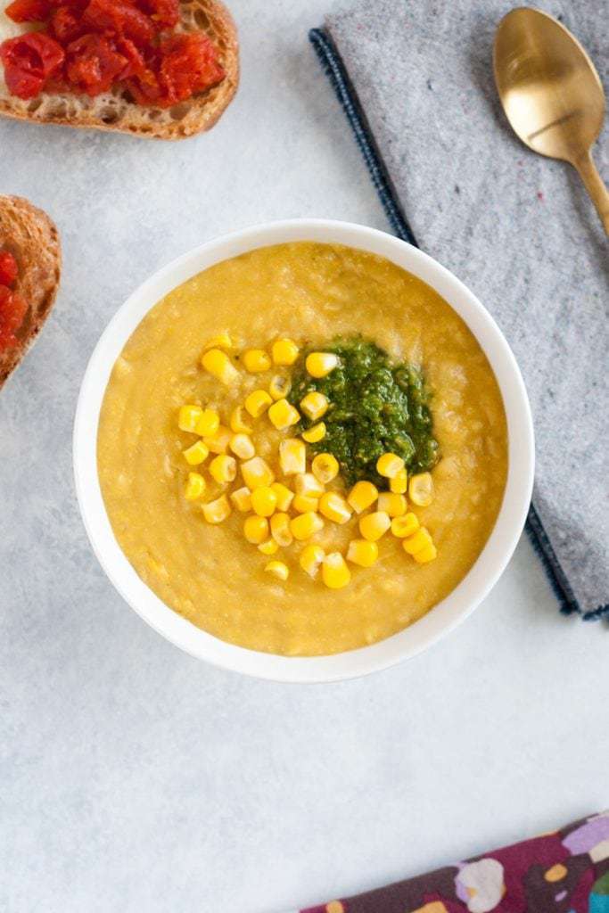 sweet corn soup