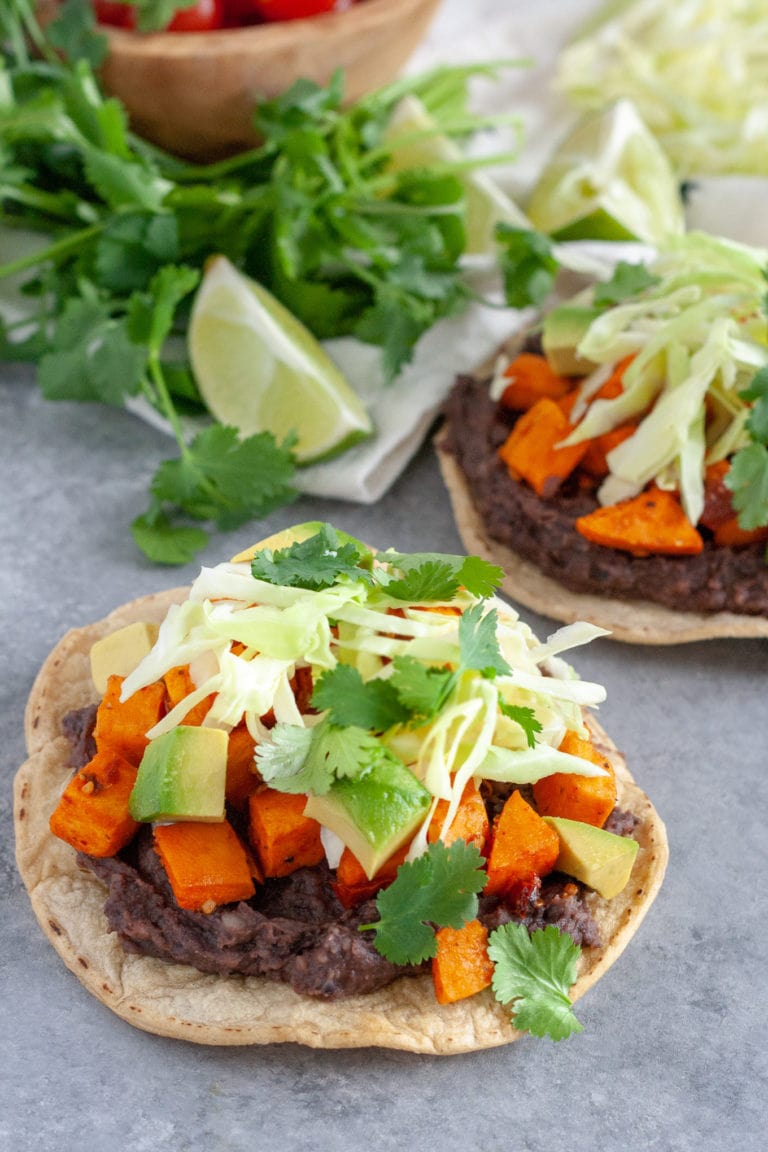 Chipotle Sweet Potato Tostadas