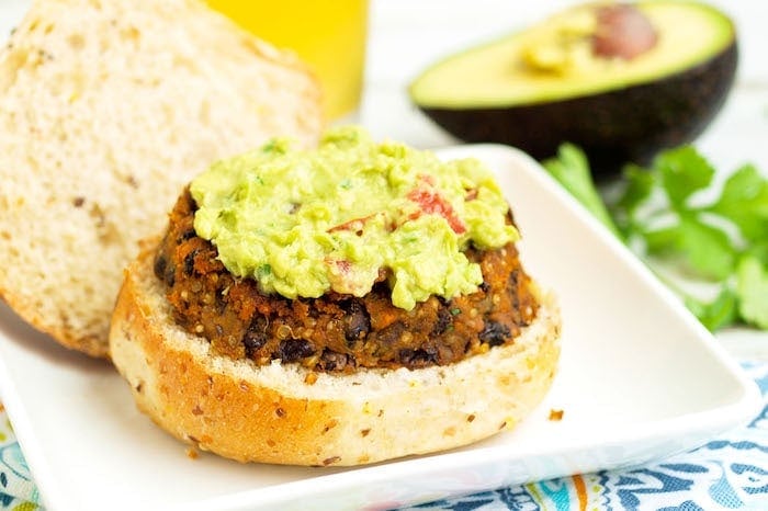 sweet potato black bean burger