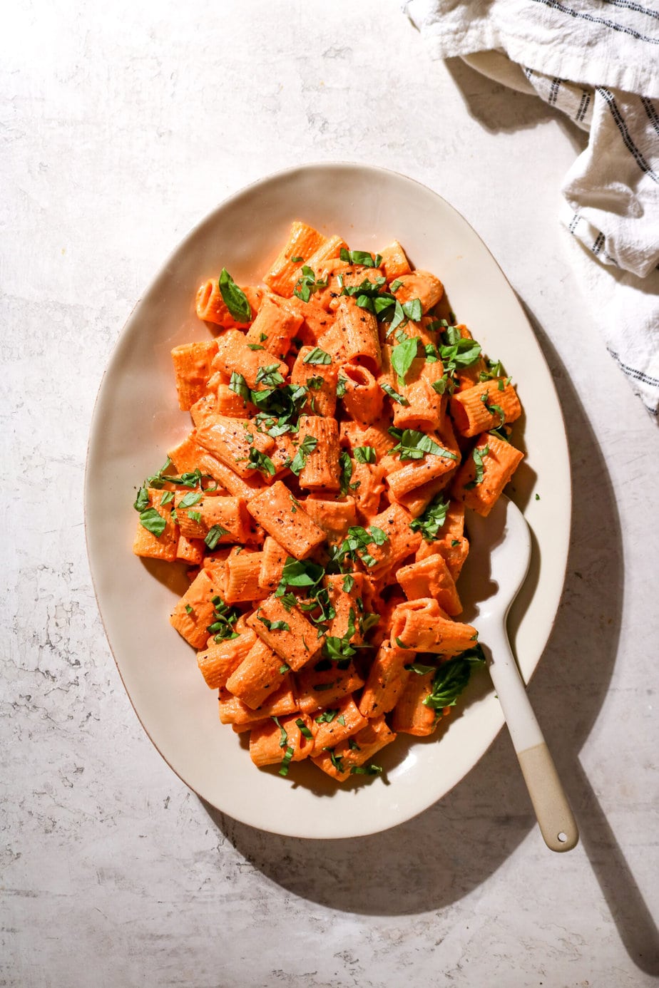 tomato basil cream pasta