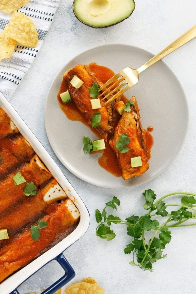 vegan enchiladas