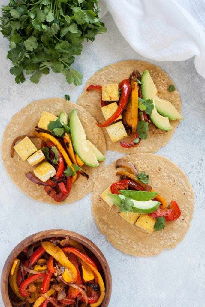 veggie fajitas