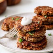 vegan potato latkes