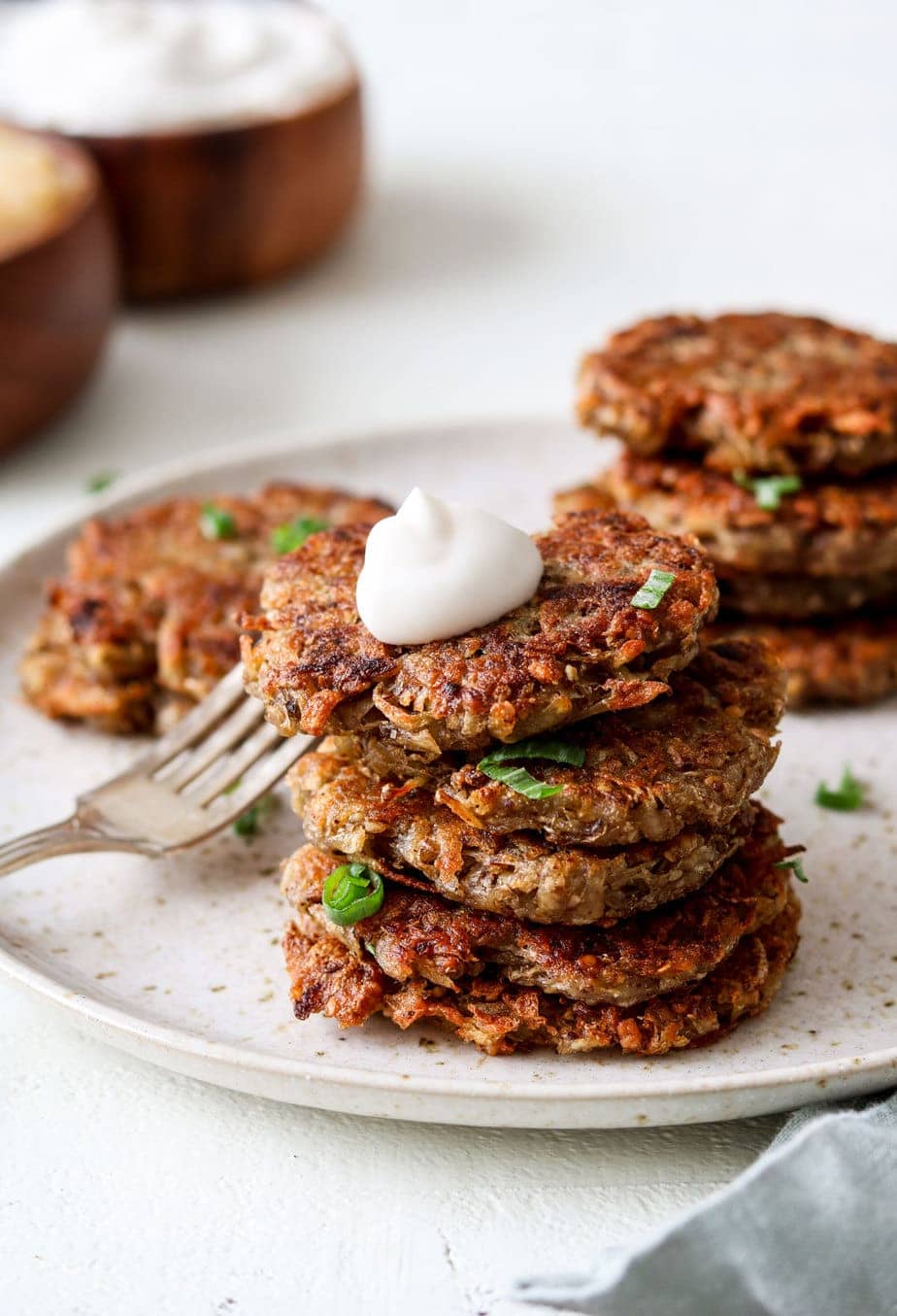 vegan potato latkes